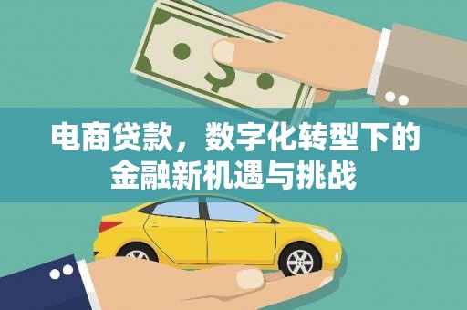 闽侯电商贷款，数字化转型下的金融新机遇与挑战