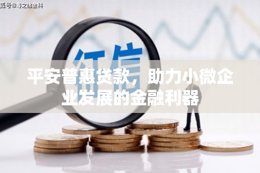 闽侯平安普惠贷款，助力小微企业发展的金融利器