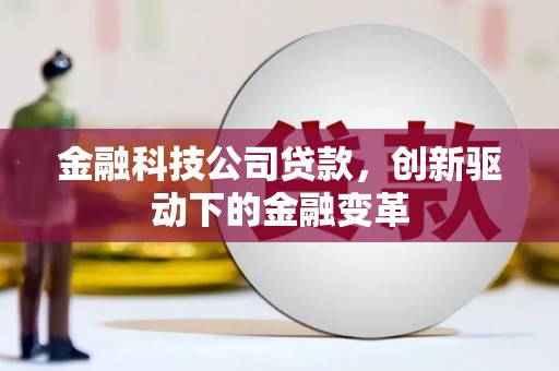 闽侯金融科技公司贷款，创新驱动下的金融变革