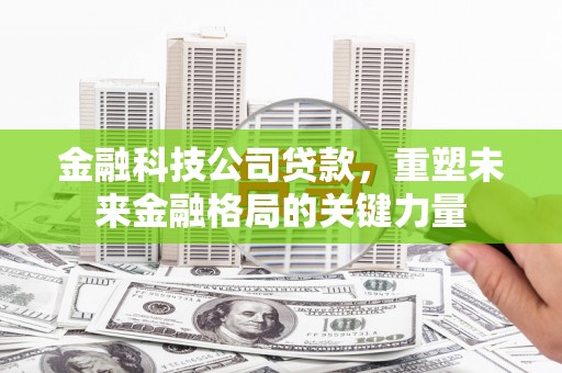 闽侯金融科技公司贷款，重塑未来金融格局的关键力量