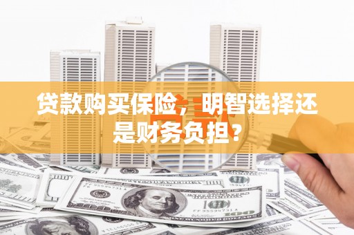 闽侯贷款购买保险，明智选择还是财务负担？