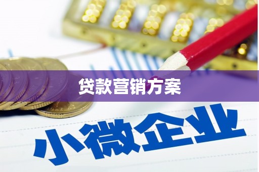 闽侯贷款营销方案