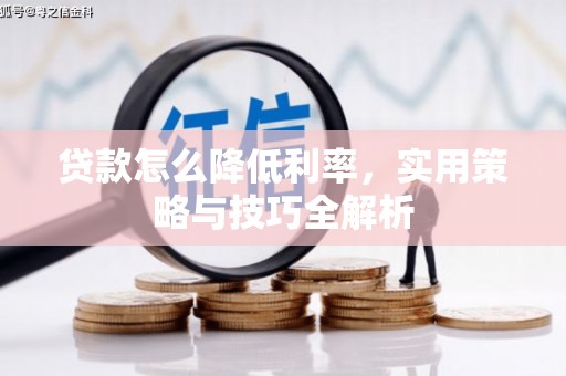 闽侯贷款怎么降低利率，实用策略与技巧全解析