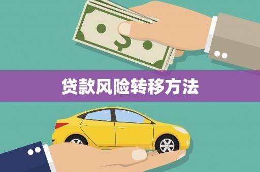 闽侯贷款风险转移方法