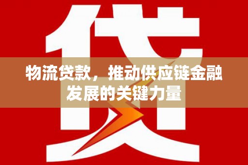 闽侯物流贷款，推动供应链金融发展的关键力量