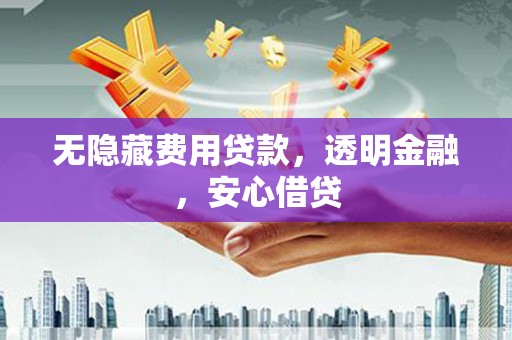 闽侯无隐藏费用贷款，透明金融，安心借贷