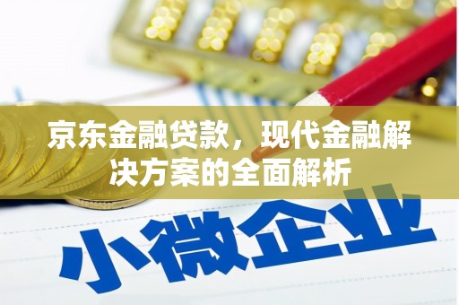闽侯京东金融贷款，现代金融解决方案的全面解析