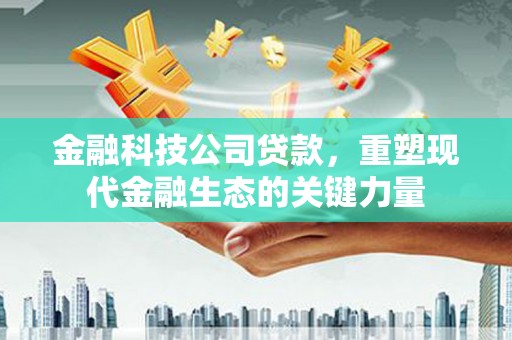 闽侯金融科技公司贷款，重塑现代金融生态的关键力量