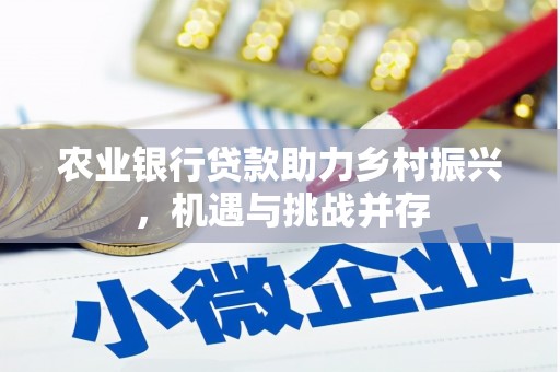 闽侯农业银行贷款助力乡村振兴，机遇与挑战并存