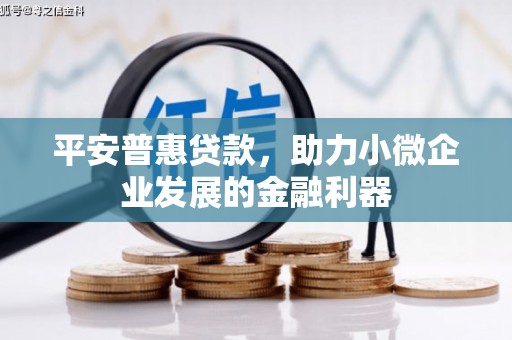 闽侯平安普惠贷款，助力小微企业发展的金融利器
